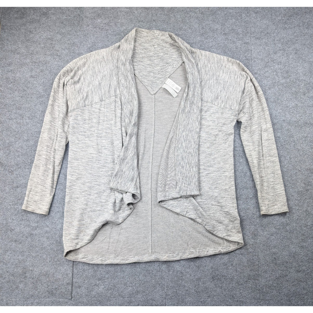 Athleta Cardigan Womens Large Nirvana Modal Wrap Athleisure Yoga Gray Comfort